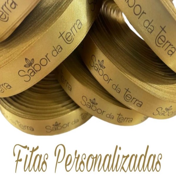 Fita De Cetim Personalizada Com Logomarca