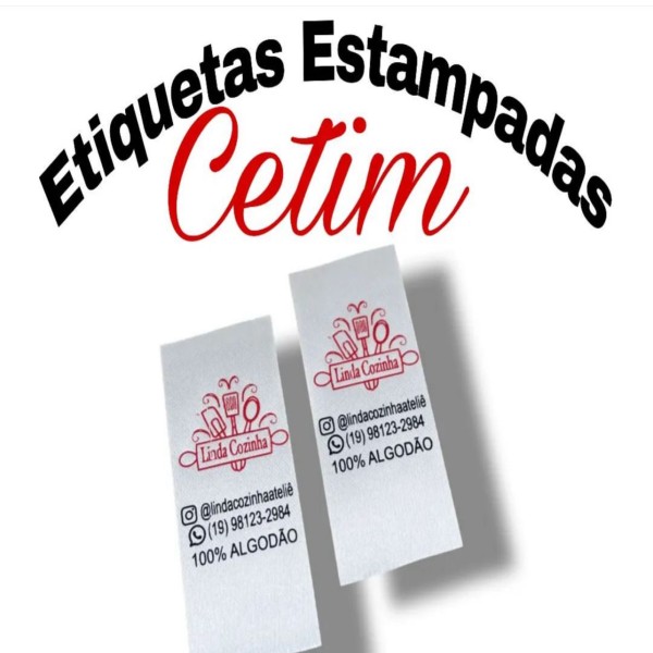 Valor De Etiqueta De Cetim