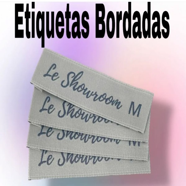 Etiqueta Tecido Bordada Personalizada